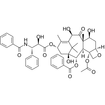 10-Deacetyltaxol 结构式