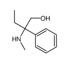 2-(甲氨基)-2-苯基丁-1-醇 结构式