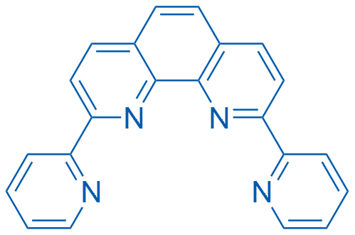 2,9-二(吡啶-2-基)-1,10-菲咯啉 结构式