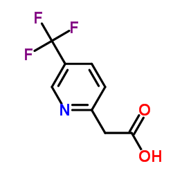 2-(5-(三氟甲基)吡啶-2-基)乙酸 结构式