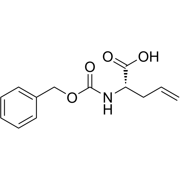 N-Cbz-L-烯丙基甘氨酸 结构式