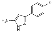 5-(4-溴苯)-2H-3-氨基吡唑 结构式
