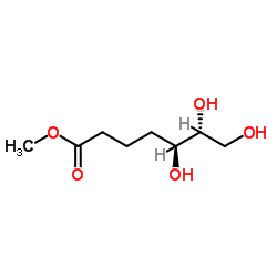 (5S,6R)-5,6,7-三羟基庚酸甲酯 结构式