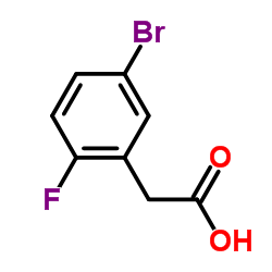 3-溴-2-氟苯乙酸 结构式