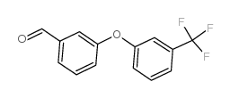 3-[3-(三氟甲基)苯氧基]苯甲醛 结构式