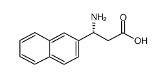 (R)-3-氨基-3-(萘-2-基)丙酸 结构式