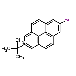 2-溴-7-叔丁基芘 结构式