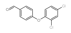 4-(2,4-二氯苯氧基)苯甲醛 结构式