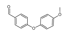 4-(4-甲氧基苯氧基)苯甲醛 结构式