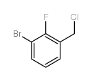 1-溴-3-(氯甲基)-2-氟苯 结构式