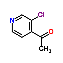 1-(3-氯-4-吡啶)-乙酮 结构式