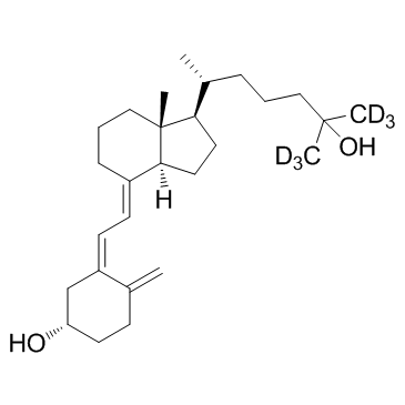 骨化二醇-D6 结构式