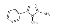 1-甲基-5-苯基-1H-咪唑-2-胺 结构式