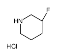 (R)-3-氟哌啶盐酸盐 结构式