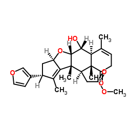 脱乙酰基印楝素烯 结构式