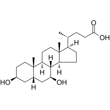 3Β-熊去氧胆酸 结构式