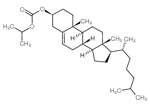 胆固醇异丙基碳酸酯 结构式