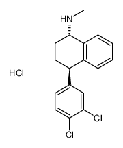 (1S, 4R) Sertraline Hydrochloride 结构式