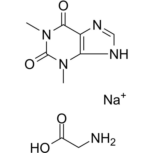 Theophylline sodium glycinate 结构式