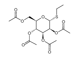 2,3,4,6-乙基-O-乙酰基-α-D-硫代甘露聚糖 结构式