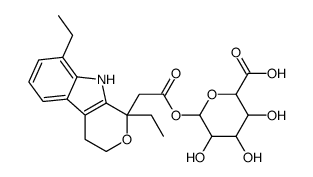 依托度酸酰基-β-D-葡糖苷酸 结构式