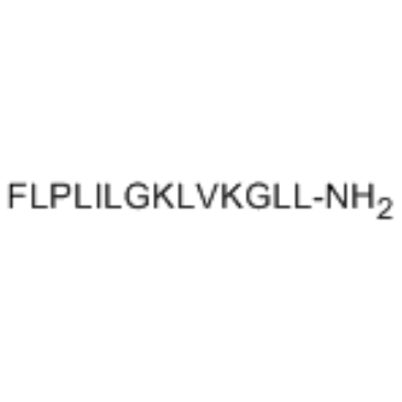 生化试剂H-Phe-Leu-Pro-Leu-Ile-Leu-Gly-Lys-Leu-Val-Lys-Gly-Leu-Leu-NH? 结构式