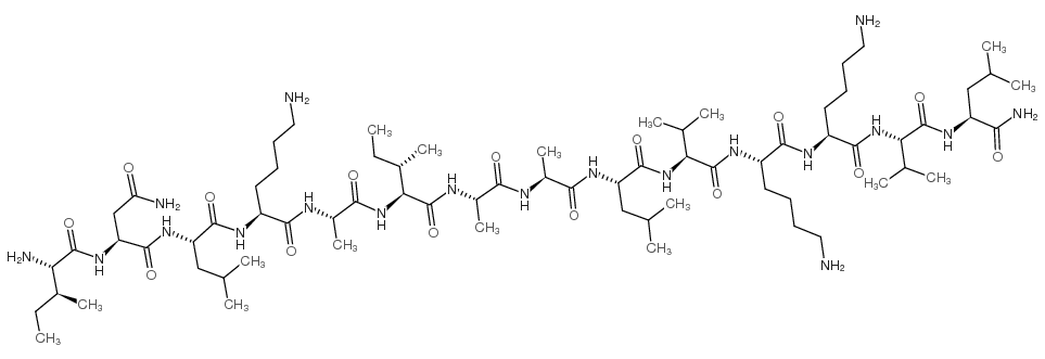 肥大细胞脱颗粒肽 HR-1 结构式