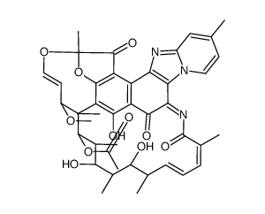 去氢利福昔明 结构式