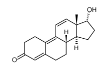 17α-群勃龙 结构式