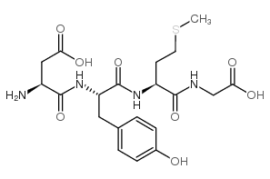 去硫酸化胆囊收缩素八肽(1-4) 结构式