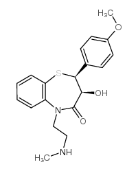 O-脱乙酰基-N-去甲基地尔硫卓 结构式