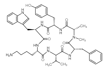 司格列肽 结构式