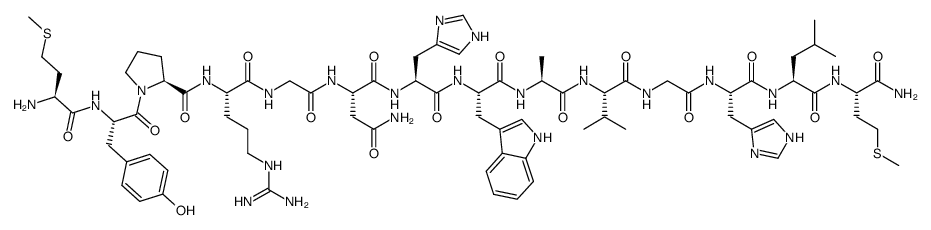 胃泌素释放肽(14-27) 结构式