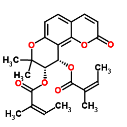 白花前胡乙素 结构式