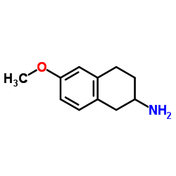 6-甲氧基-1,2,3,4-四氢萘-2-胺 结构式