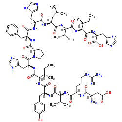 血管紧张肽原(1-13)(人) 结构式