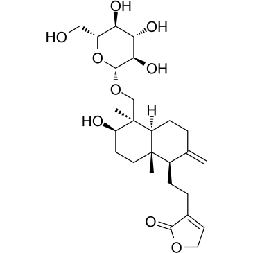穿心莲内酯糖苷 结构式
