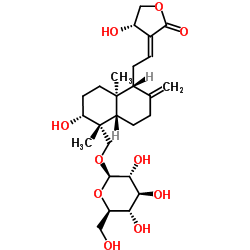 穿心莲内酯苷 结构式