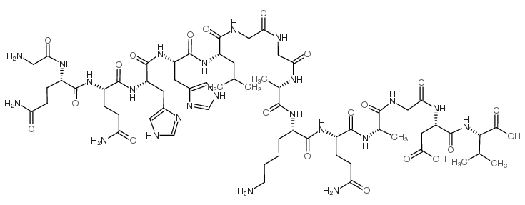纤维蛋白原γ链(397-411) 结构式