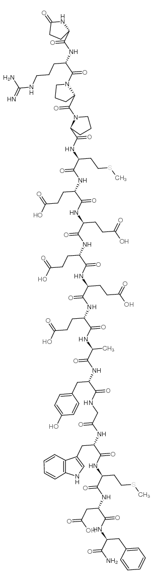 鼠胃泌素 结构式