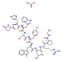 醋酸德舍瑞林 结构式