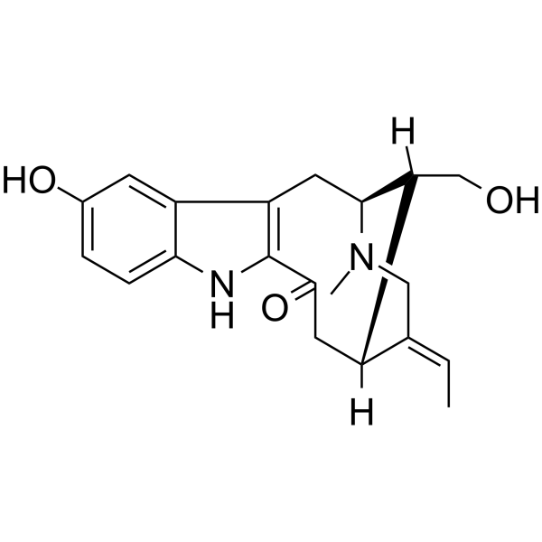 10-羟基-16-表阿菲宁 结构式
