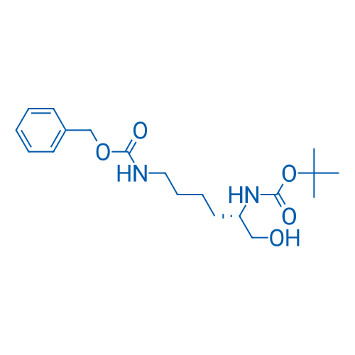 (S)-叔丁基苄基(6-羟基己烷-1,5-二基)二氨基甲酸酯 结构式