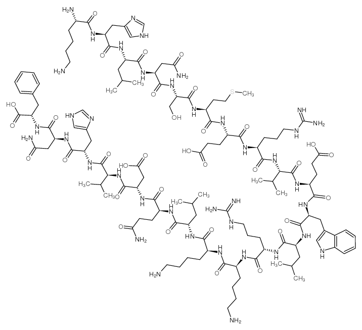 人甲状旁腺激素片段13-34 结构式