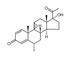 氟米龙杂质 结构式