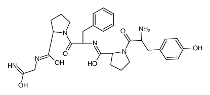 β-酪啡肽(1-5)酰胺 结构式