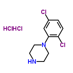 1-(2,5-二氯苯基)哌嗪二盐酸盐 结构式