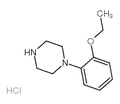 1-(2-乙氧基苯)哌嗪盐酸盐 结构式