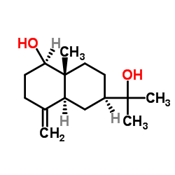 1β-羟基-β-桉叶油醇 结构式