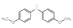 双(4-甲氧基苯基)膦 结构式